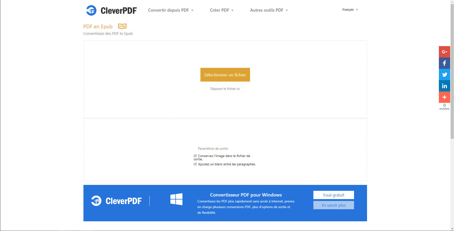 Convertir Pdf En Epub En Ligne Gratuit Cleverpdf