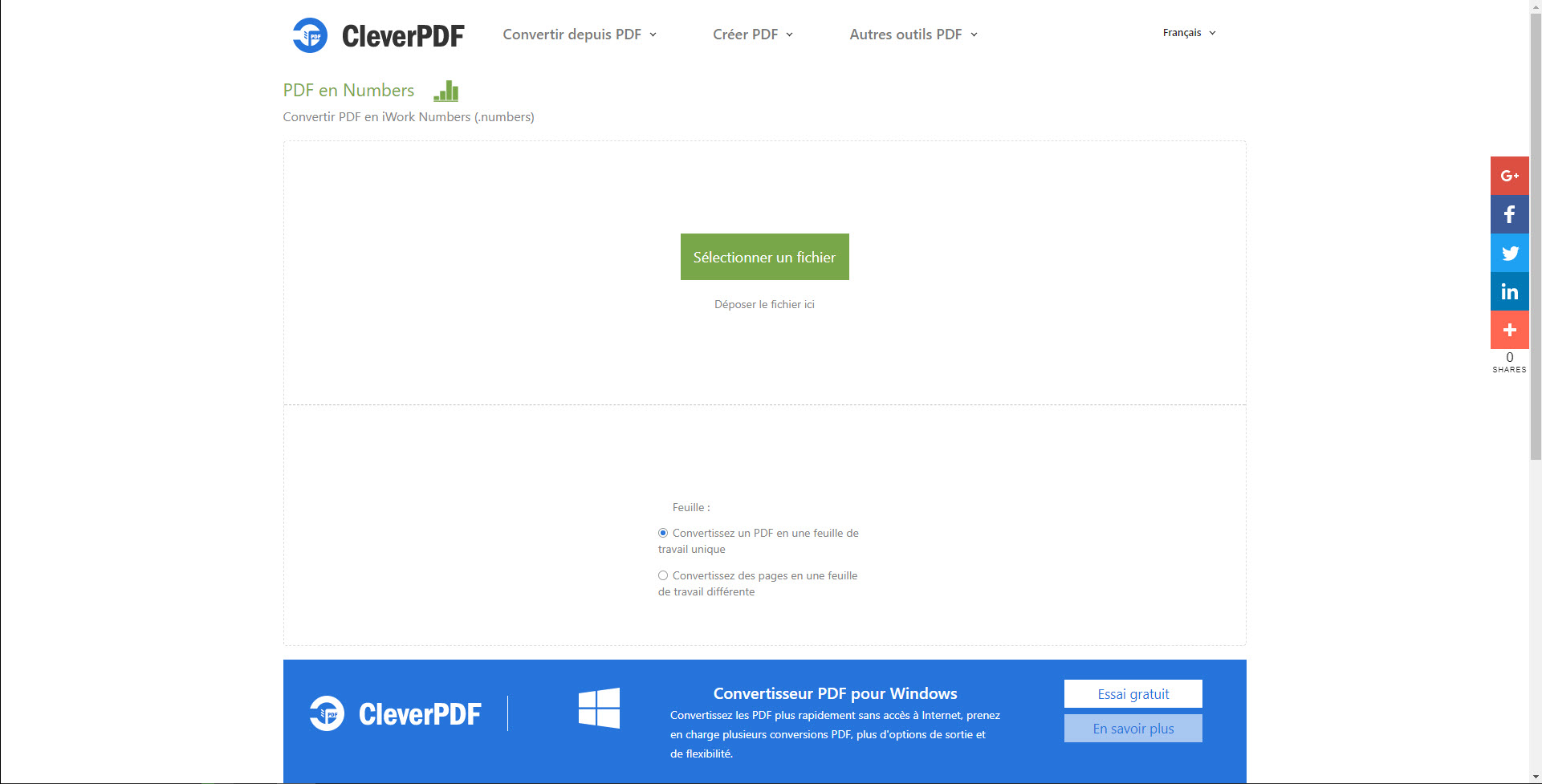 Convertisseur PDF Vers Numbers 100 Gratuit CleverPDF Convertisseur pdf vers numbers 100 gratuit cleverpdf