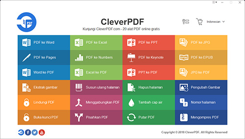 CleverPDF for Windows screenshot