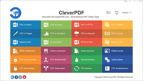 CleverPDF for Windows screenshot